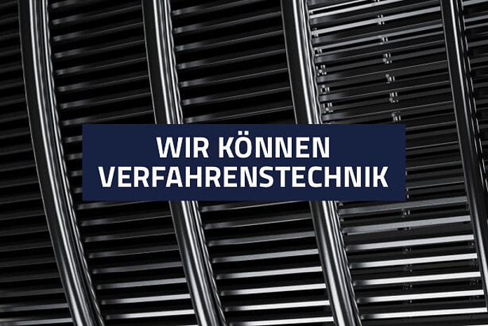 Ein Podukt von Hein, Lehmann mit dem Slogan "Wir können Verfahrenstechnik"
